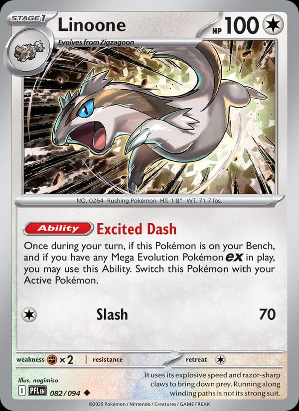 Linoone, ME02: Phantasmal Flames · 082/094