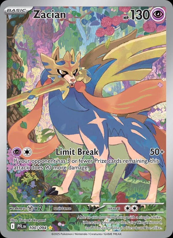 Zacian, ME02: Phantasmal Flames · 100/094