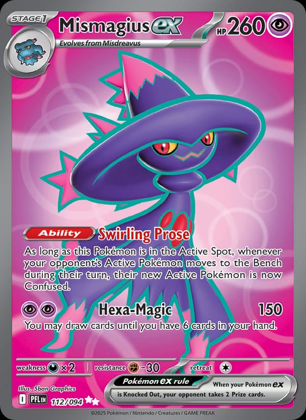 Mismagius ex, ME02: Phantasmal Flames · 112/094