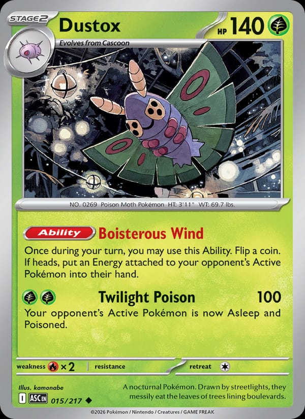 Dustox, ME: Ascended Heroes · 015/217