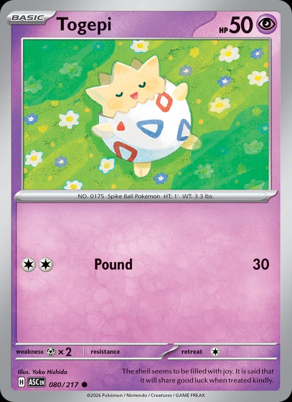 Togepi, ME: Ascended Heroes · 080/217