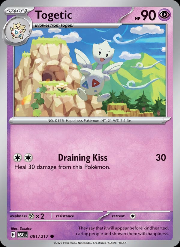 Togetic, ME: Ascended Heroes · 081/217