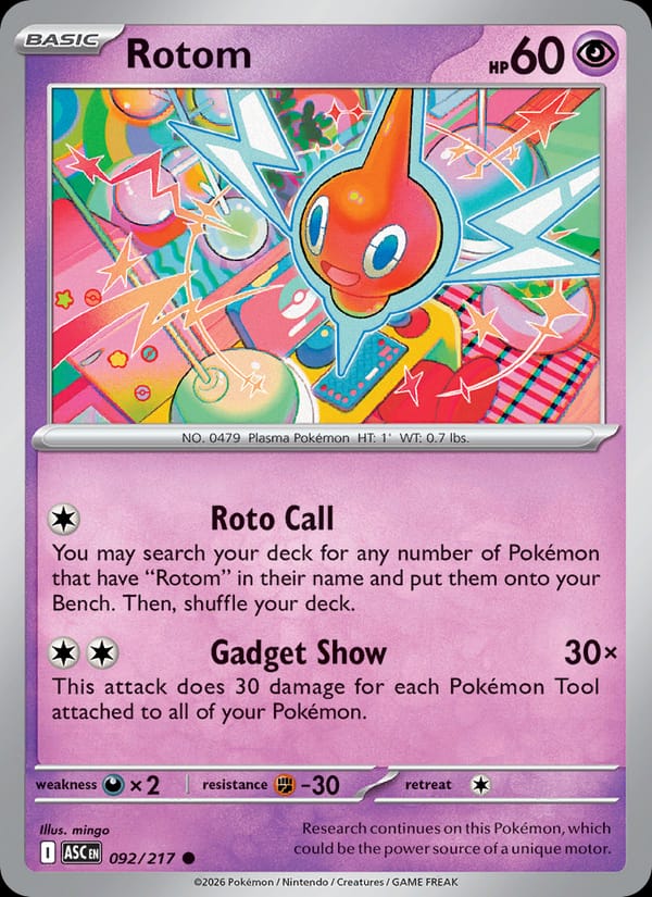 Rotom, ME: Ascended Heroes · 092/217