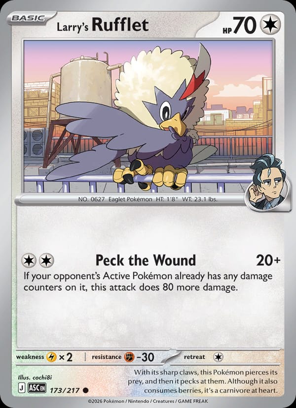 Larry's Rufflet, ME: Ascended Heroes · 173/217