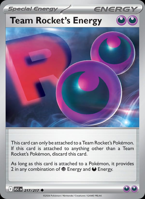 Team Rocket's Energy, ME: Ascended Heroes · 217/217