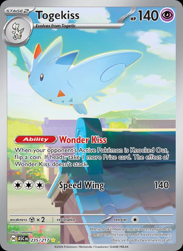 Togekiss, ME: Ascended Heroes · 235/217