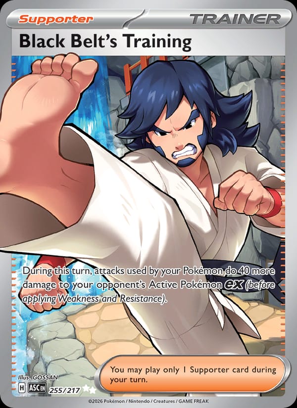 Black Belt's Training, ME: Ascended Heroes · 255/217