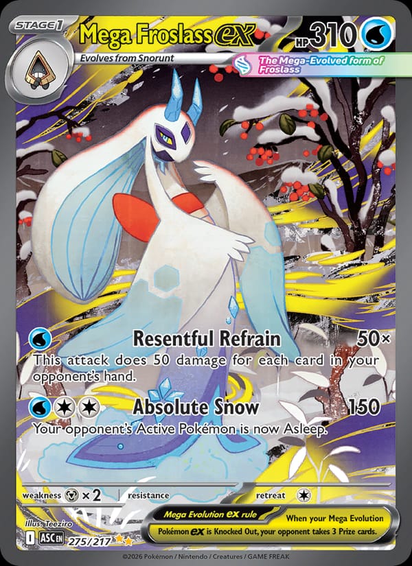 Mega Froslass ex, ME: Ascended Heroes · 275/217