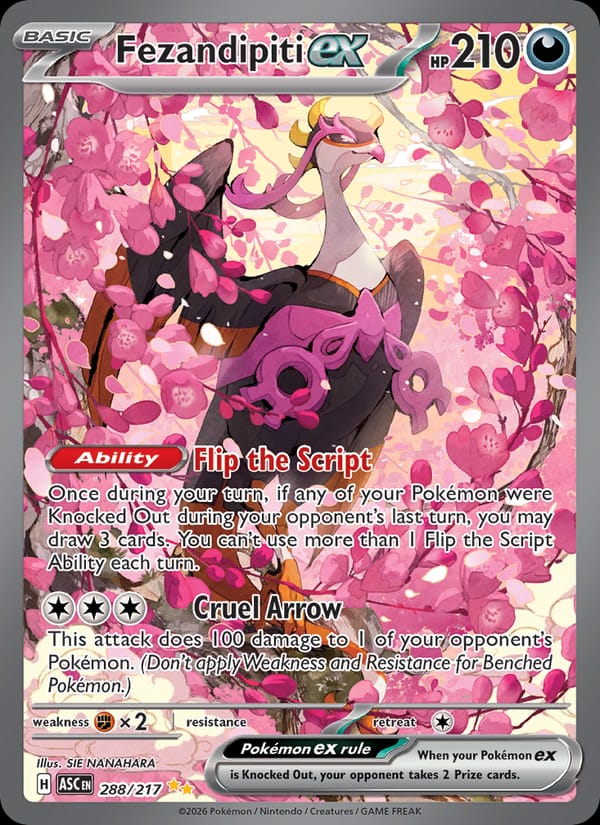 Fezandipiti ex, ME: Ascended Heroes · 288/217
