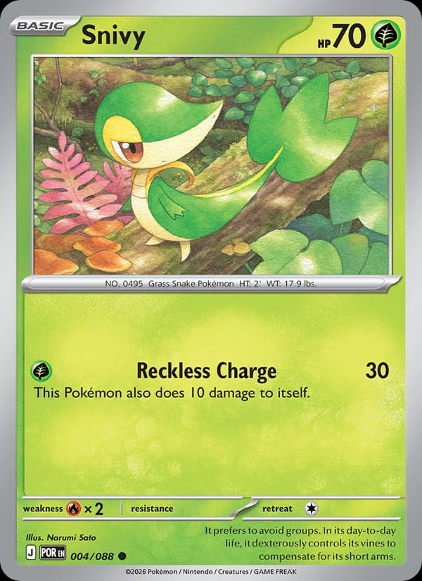 Snivy, ME03: Perfect Order · 004/088