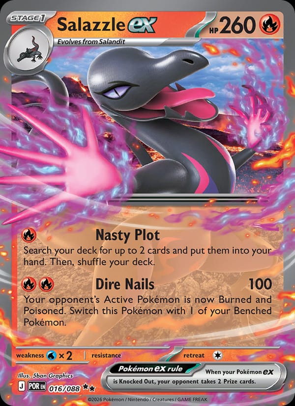 Salazzle ex, ME03: Perfect Order · 016/088