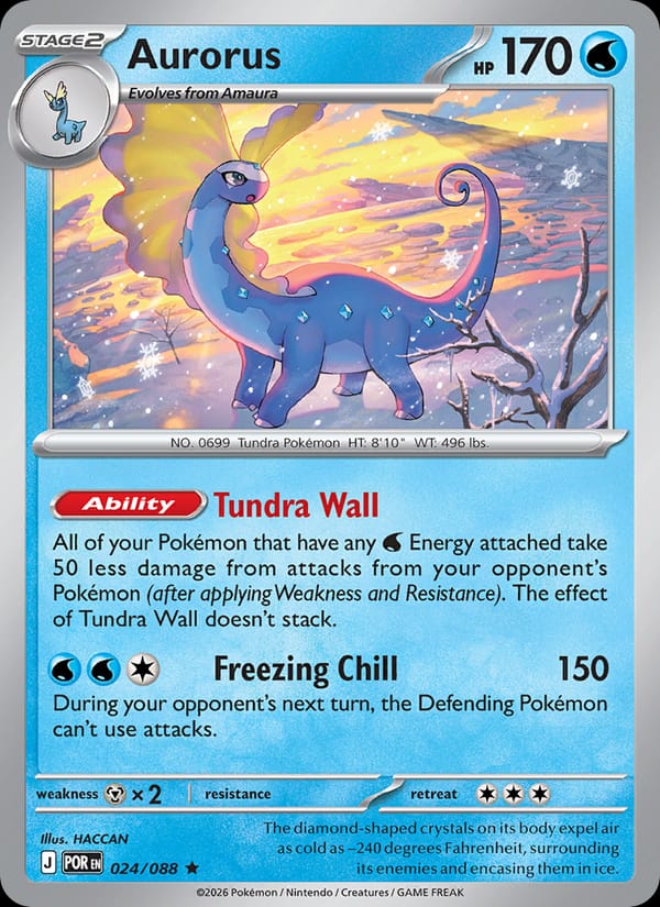 Aurorus, Blister Exclusives · 024/088