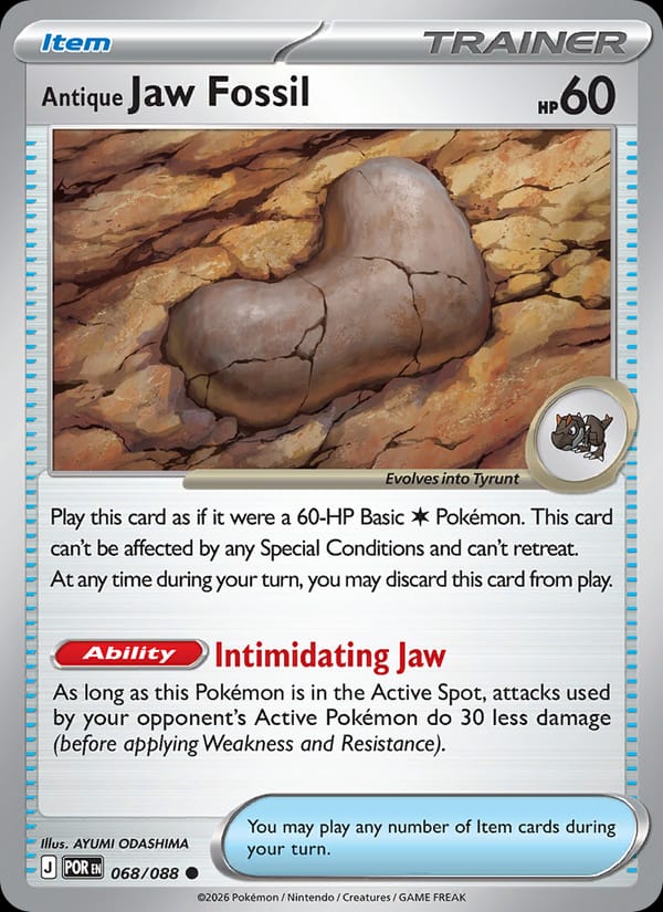 Antique Jaw Fossil, ME03: Perfect Order · 068/088