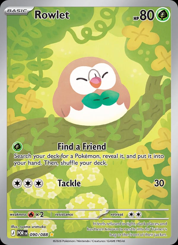 Rowlet, ME03: Perfect Order · 090/088