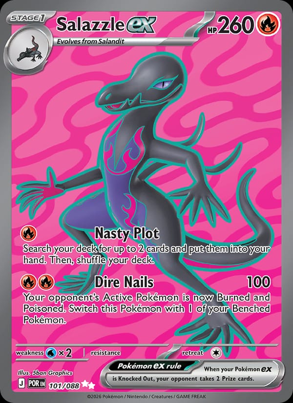 Salazzle ex, ME03: Perfect Order · 101/088