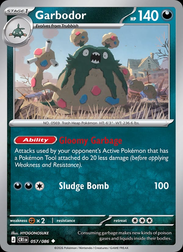 Garbodor, ME04: Chaos Rising · 057/086