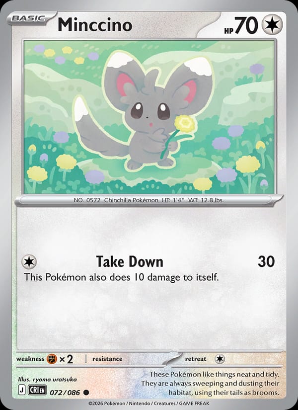 Minccino, ME04: Chaos Rising · 072/086