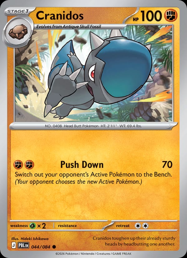 Cranidos, ME05: Pitch Black · 044/084