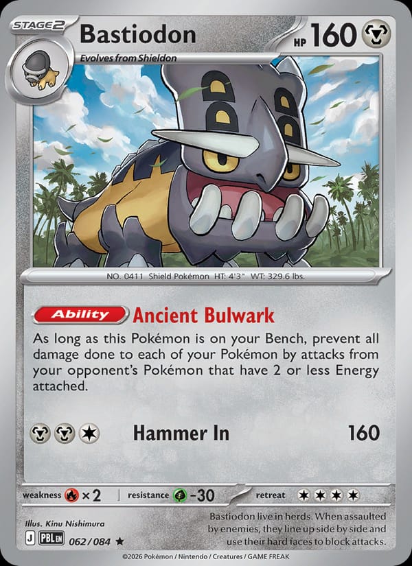 Bastiodon, Deck Exclusives · 062/084