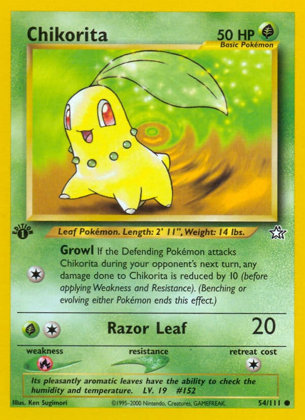 Chikorita, Neo Genesis · 054/111