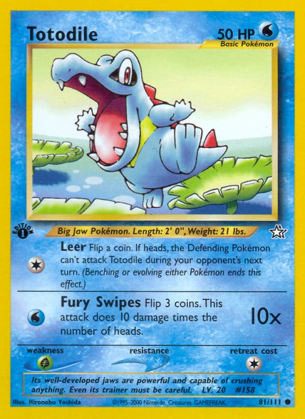Totodile, Neo Genesis · 081/111