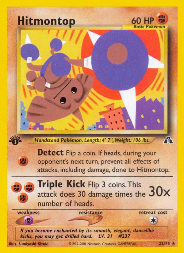 Hitmontop, Neo Discovery · 22/75