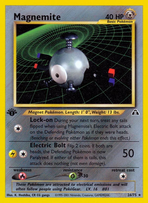 Magnemite, Neo Discovery · 26