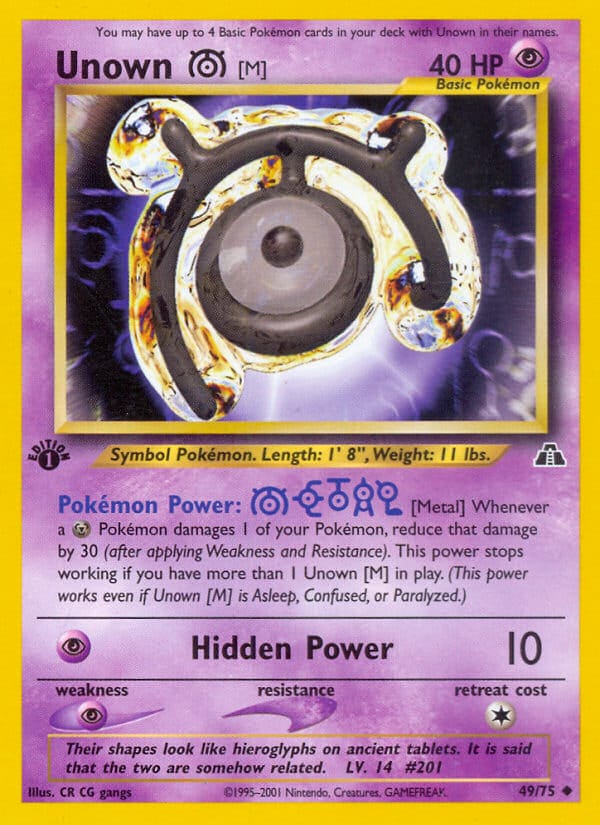 Unown, Neo Discovery · 49/75