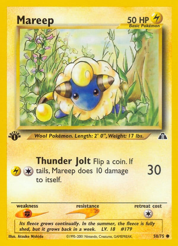 Mareep, Neo Discovery · 58/75