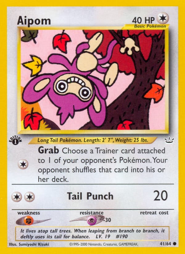 Aipom, Neo Revelation · 41/64