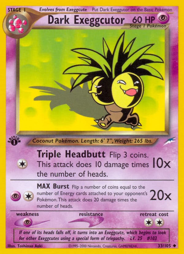 Dark Exeggcutor, Neo Destiny · 033/105