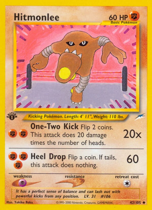 Hitmonlee, Neo Destiny · 042/105