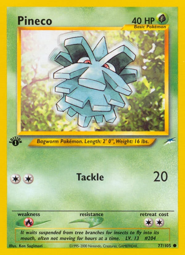 Pineco, Neo Destiny · 077/105