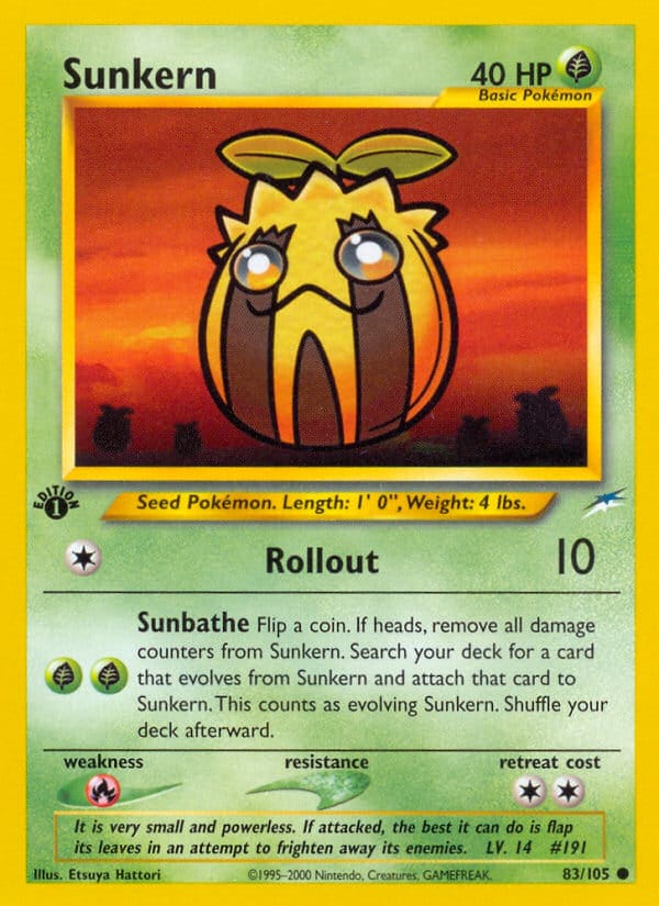 Sunkern, Neo Destiny · 083/105