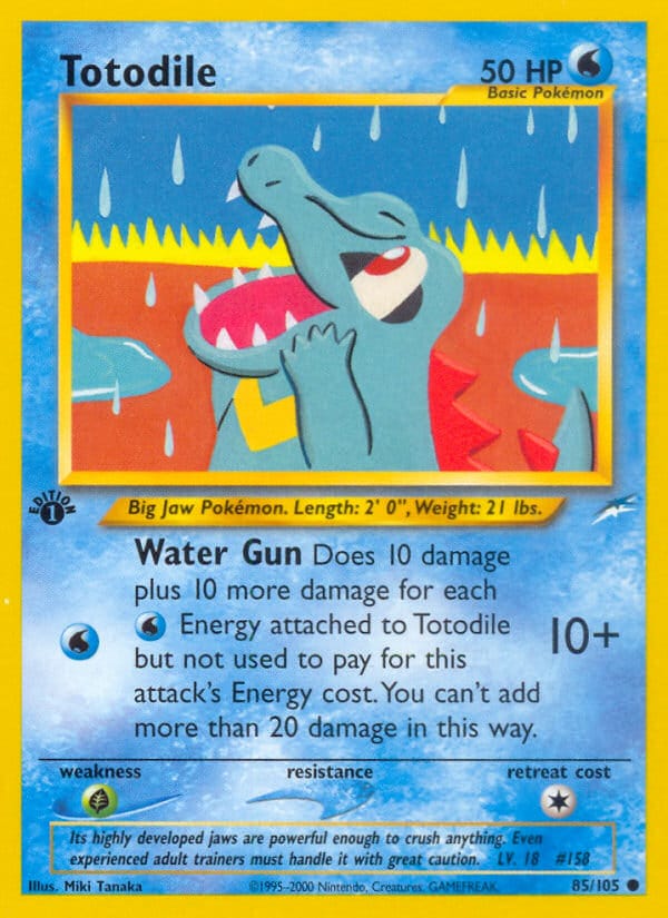 Totodile, Neo Destiny · 085/105
