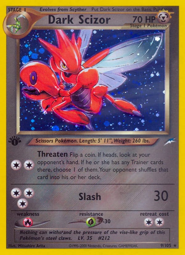 Dark Scizor, Neo Destiny · 009/105