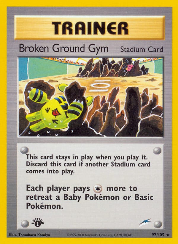 Broken Ground Gym, Neo Destiny · 092/105