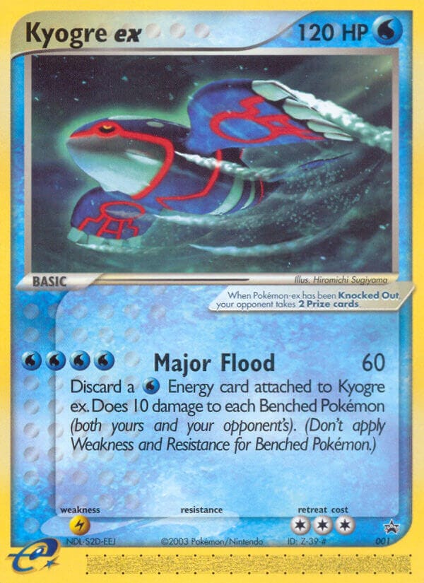Kyogre ex, Nintendo Promos · 001