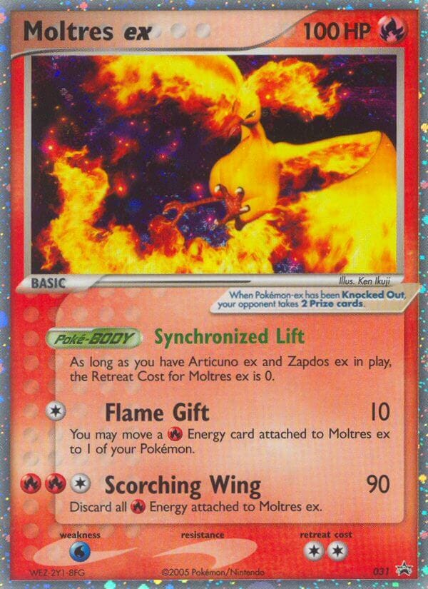 Moltres ex, Nintendo Promos · 031