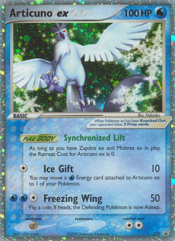 Articuno ex, Nintendo Promos · 032