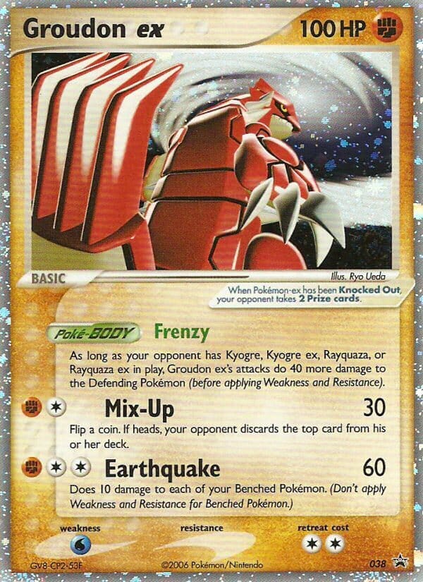 Groudon ex, Nintendo Promos · 038