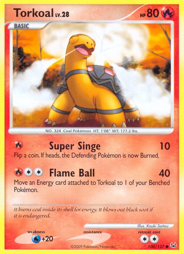 Torkoal, Platinum · 100/127