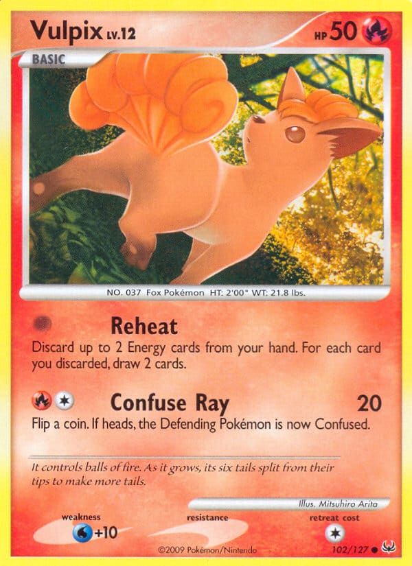 Vulpix, Platinum · 102/127