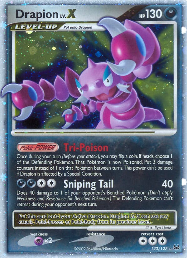 Drapion LV.X, Platinum · 123/127