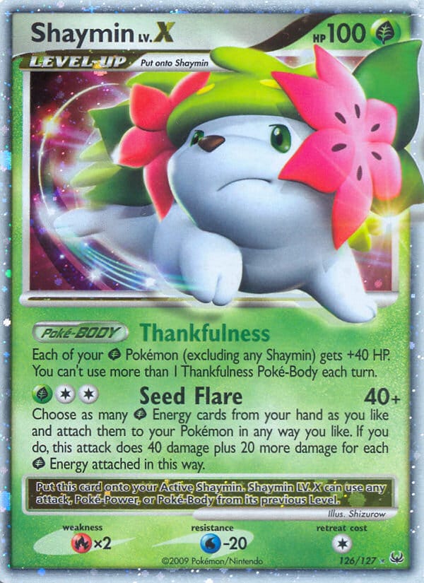 Shaymin Lv.X, Platinum · 126/127