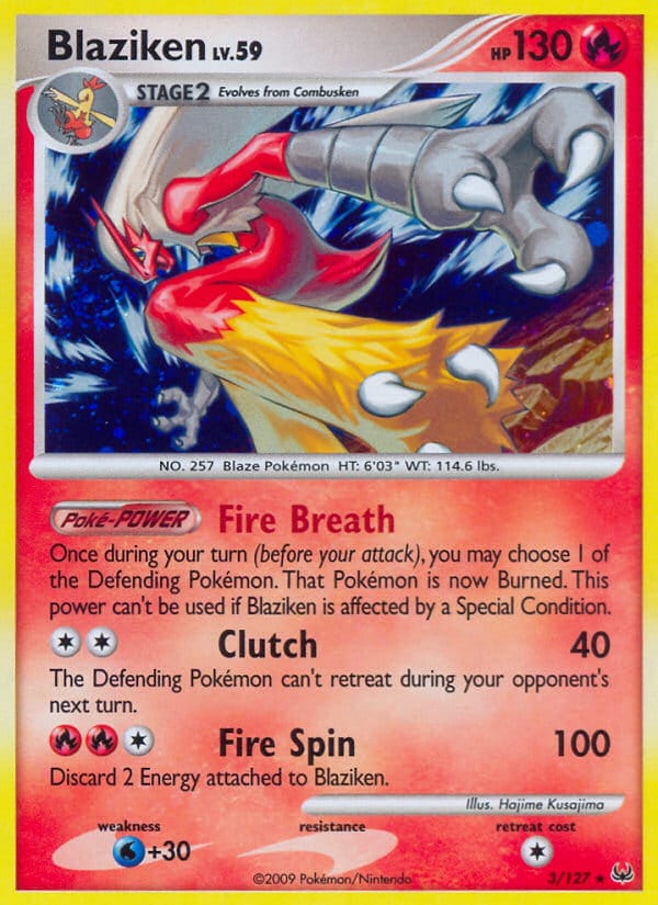 Blaziken, Platinum · 3/127