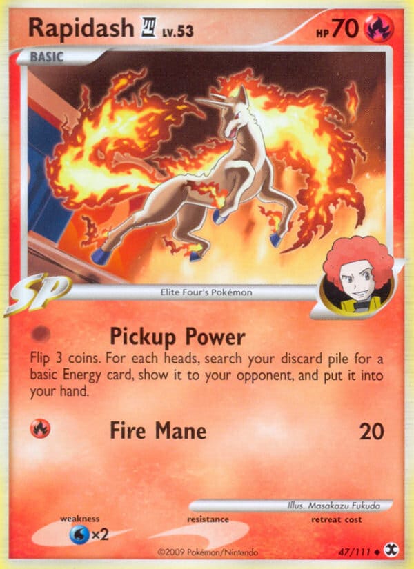 Rapidash E4, Rising Rivals · 47/111