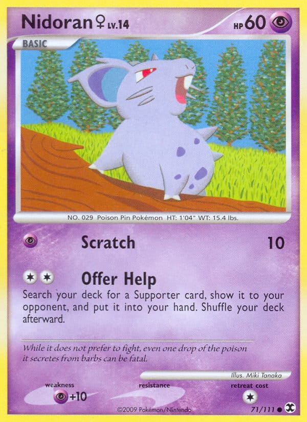 Nidoran F, Rising Rivals · 71/111