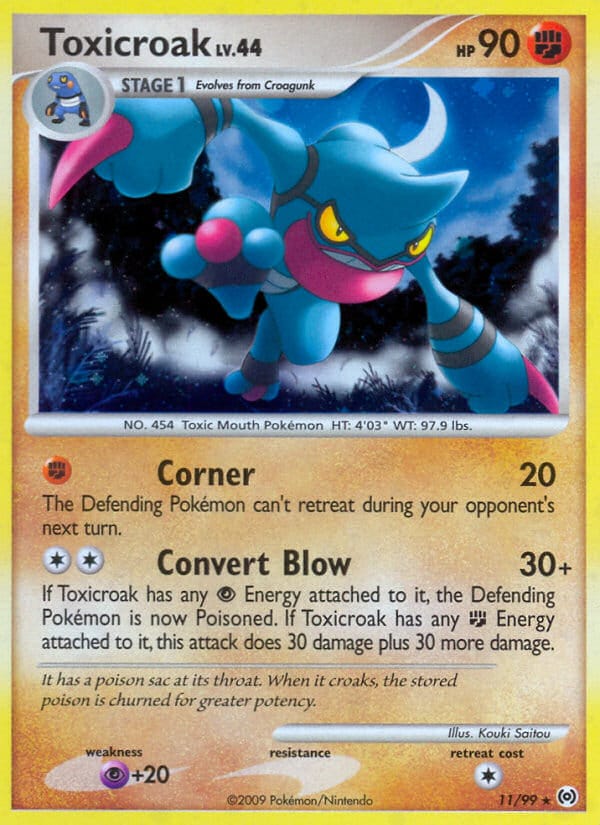 Toxicroak, Arceus · 11/99