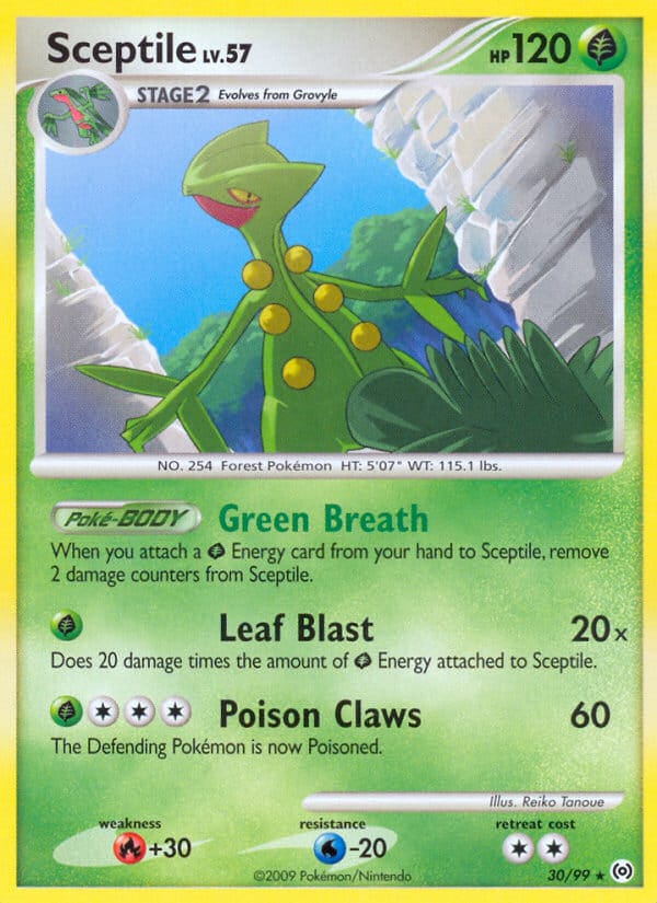 Sceptile, Arceus · 30/99